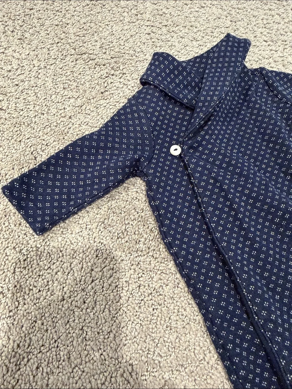 NWT! Ralph Lauren Navy Blue One-Piece - Newborn